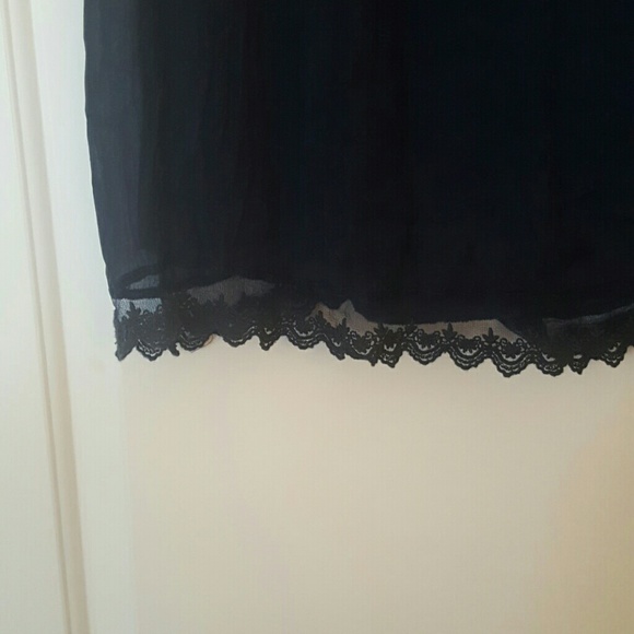 Carla Conti small silk navy blue top - Picture 3 of 4