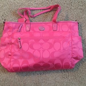 Coach diaper bag