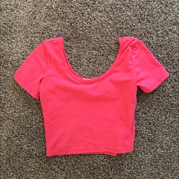 Pink crop top!!!