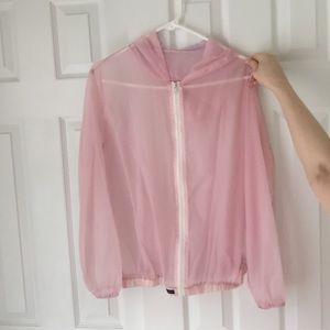 Powder Pink Windbreaker