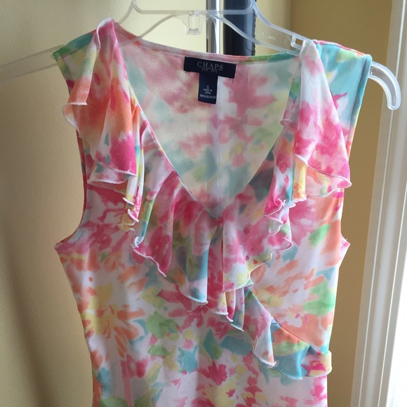 Chaps sleeveless top