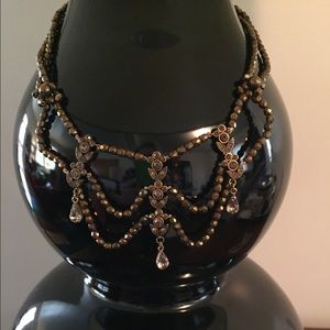 Unique Bronze necklace and earrings