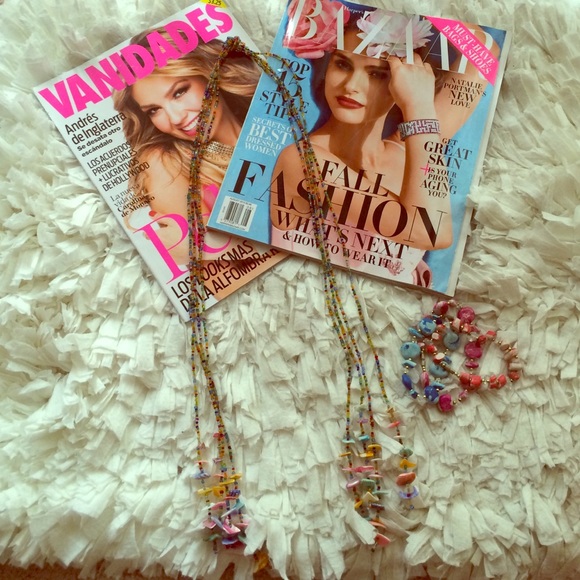 Long beaded necklace
