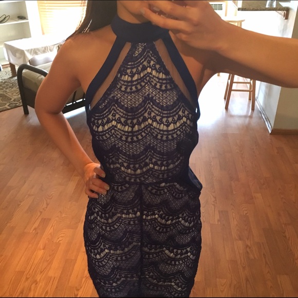 NWT Blue Lace Dress