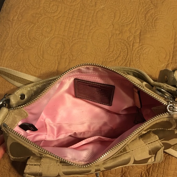 Small Coach purse with adjustable strap. - Picture 2 of 2