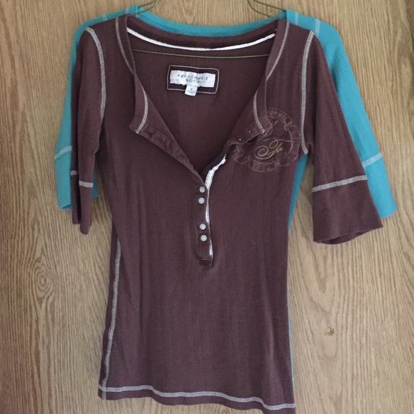 Bundle 2 Abercrombie Henley shirts! Med and small!
