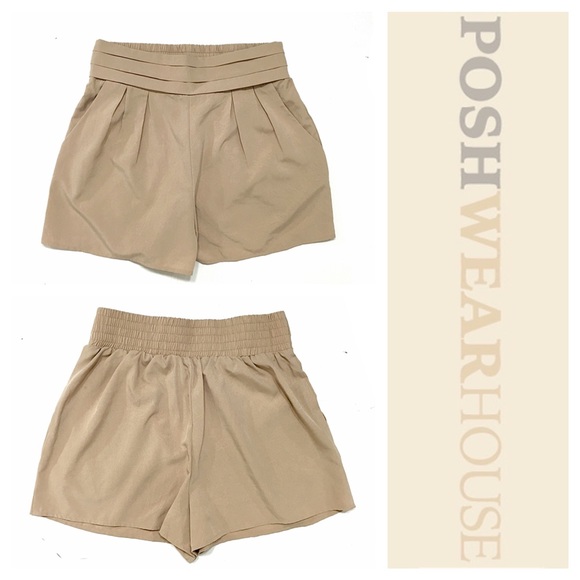 Pants - Khaki Flirty Shorts