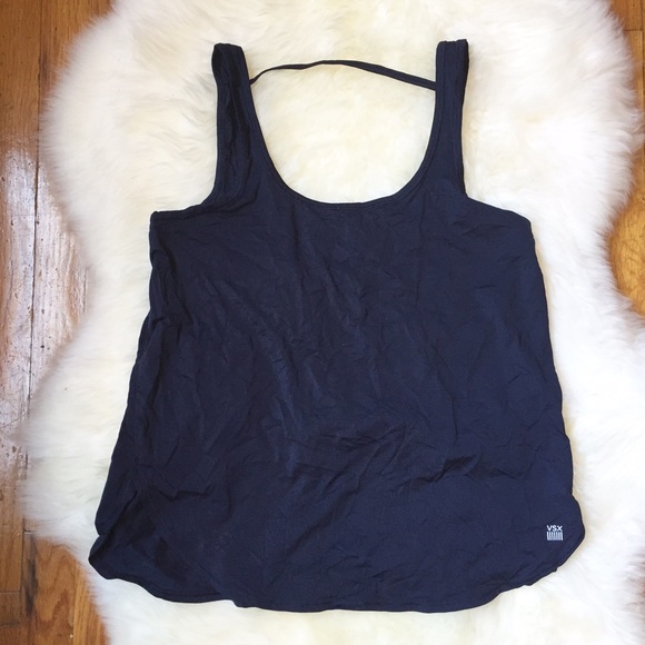 Victoria's Secret Tops - Victoria's Secret Sport Navy Loose Workout Tank