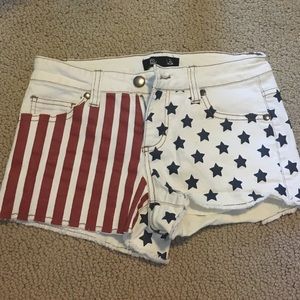 Americana jean shorts