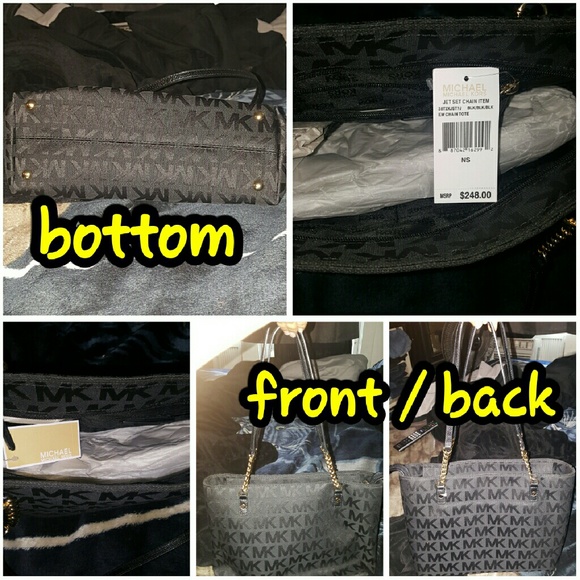 Open 2 TRADE  MICHAEL KORS BLACK MK SIGNATURE JET