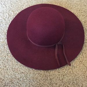 Maroon Floppy Hat