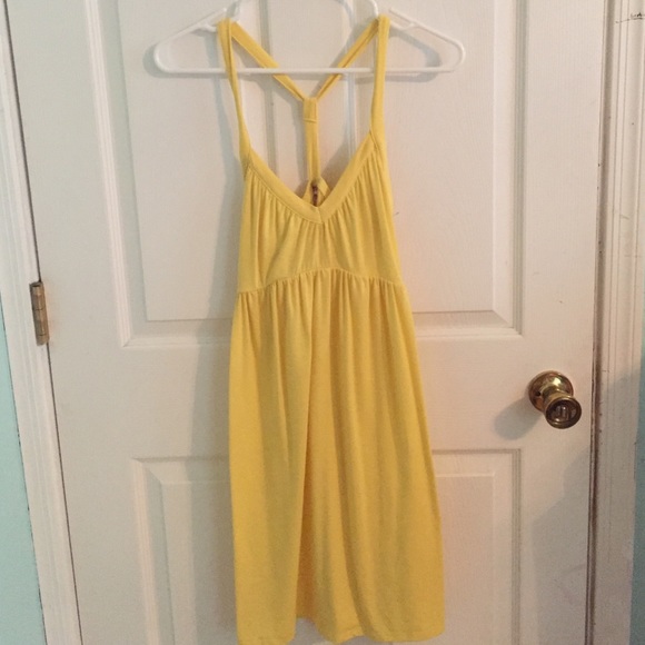 Yellow sun dress