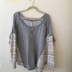 Free People grey sweater