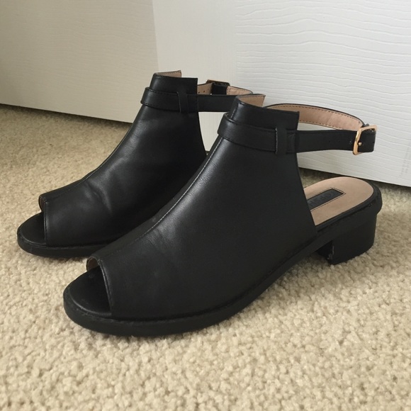 Open Toed Backless Sandals