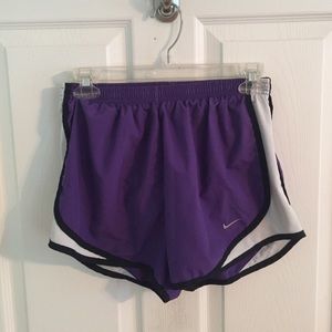 Nike purple dri-fit shorts