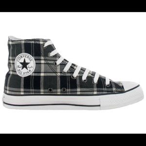MAKE OFFER Plaid Converse