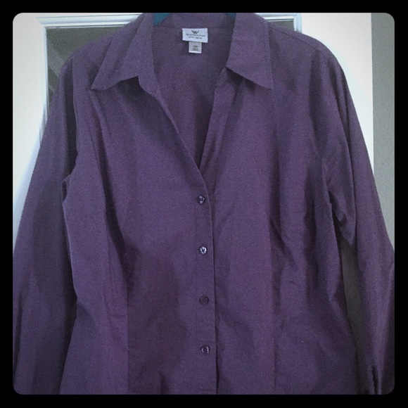 Worthington Deep Purple Dress Shirt