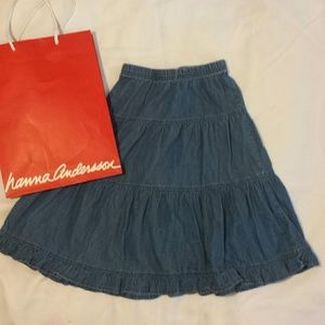 Hanna Andersson Denim skirt