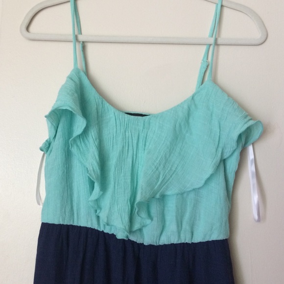 Two colors maxi dress - Picture 2 of 4