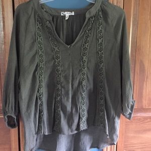 Olive Green Blouse
