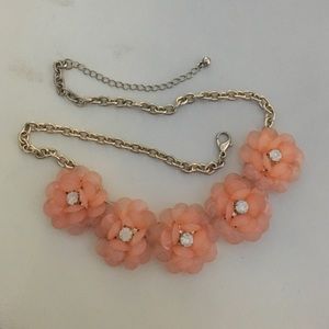Floral statement necklace