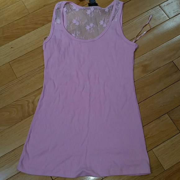 Torrid pink ribbed tank