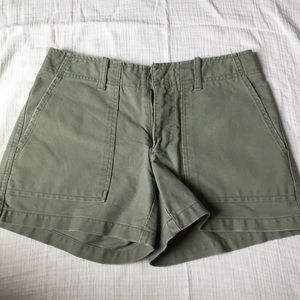 American Eagle army green shorts