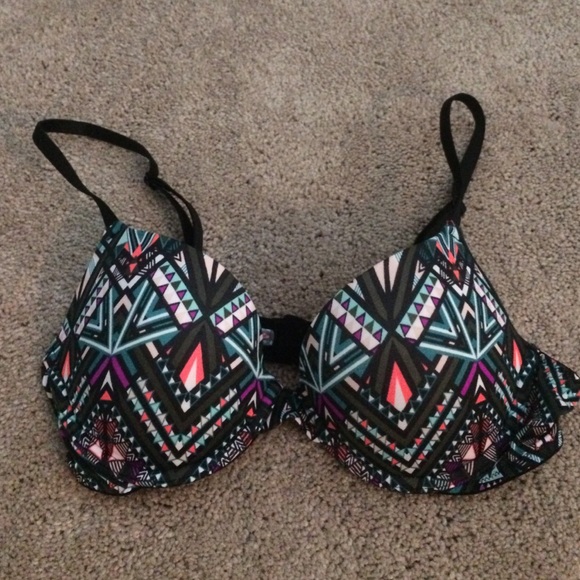 Multicolored bra
