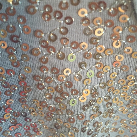 Kenneth Cole Sequined Tee Sz M - Picture 3 of 3