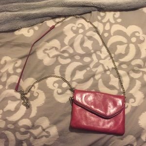 Pink cross body Hobo bag!