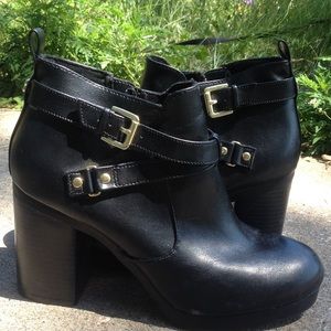 Black Platform Booties