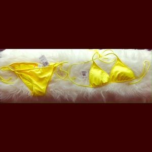 Neon Yellow Bikini