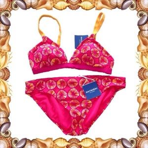 Marimekko Appelsiini Pink Bikini M L