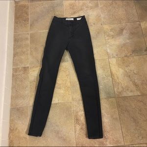 Black high waisted jeans Pacsun