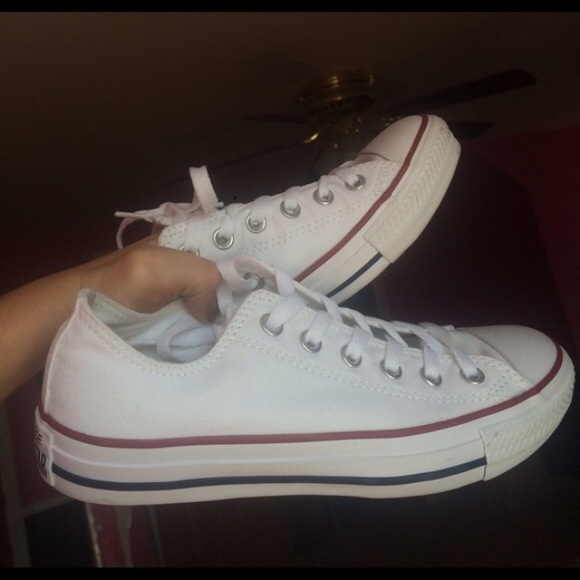 White Low Top Converse