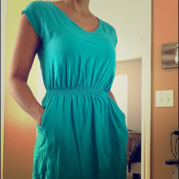 Cute teal sundress