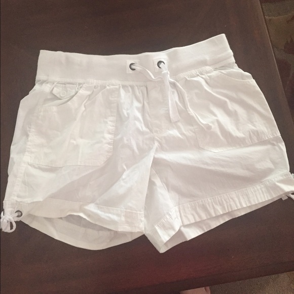 Maurice's White Baggy Shorts