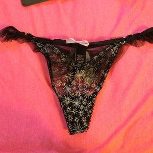 Victoria's Secret Dream Angels snowflake v-string