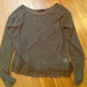 Long sleeve green shirt