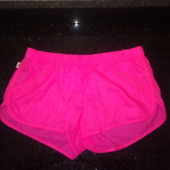 Pink soffe shorts