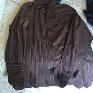 Button down shirt with French cuff