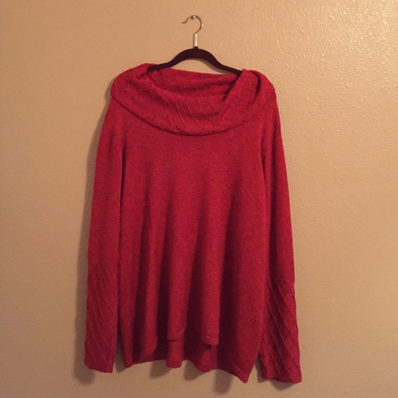 Rich red/orange sweater