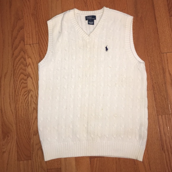 Polo by Ralph Lauren White Sweater-vest (Kids)