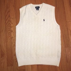 Polo by Ralph Lauren White Sweater-vest (Kids)