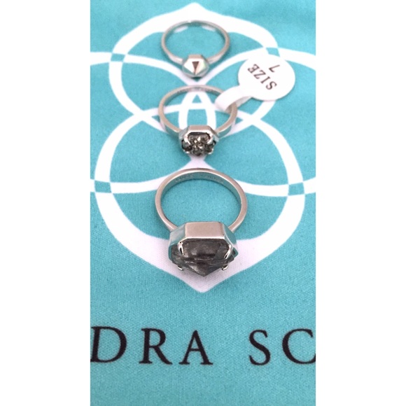 NWOT Kendra Scott Mariam Rings in Trance - Picture 3 of 3