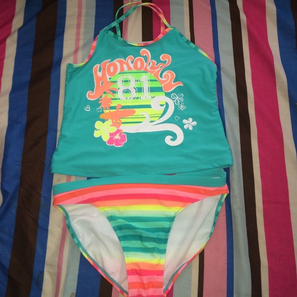 Two piece bathing suit
