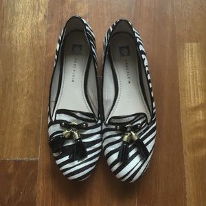 Anne Klein zebra print shoes