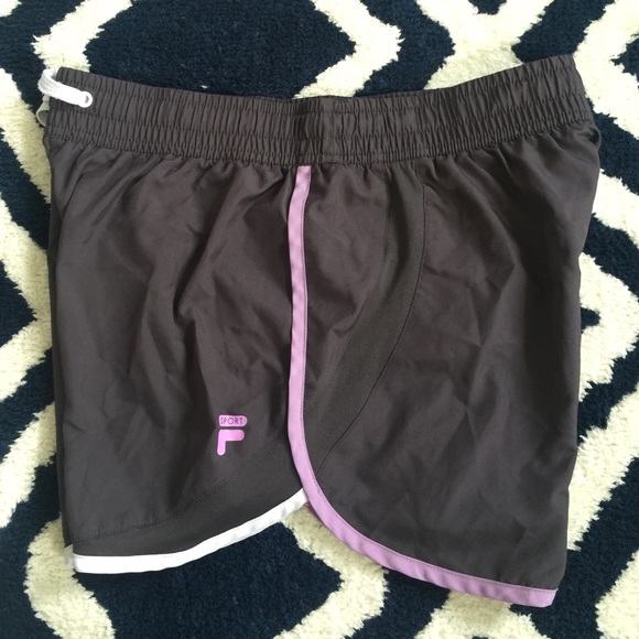 Fila gray running shorts