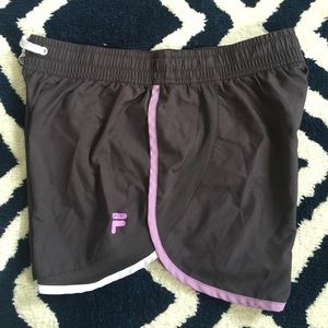 Fila gray running shorts