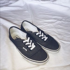 DARK GREY VANS